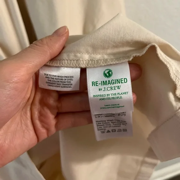 NWT J.Crew Puff-Sleeve Side-Cutout Mini Dress Lightweight Chino Size 22 Sold Out - Picture 10 of 13